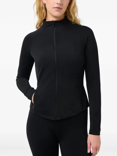 Hanorac cu fermoar Sweaty Betty negru