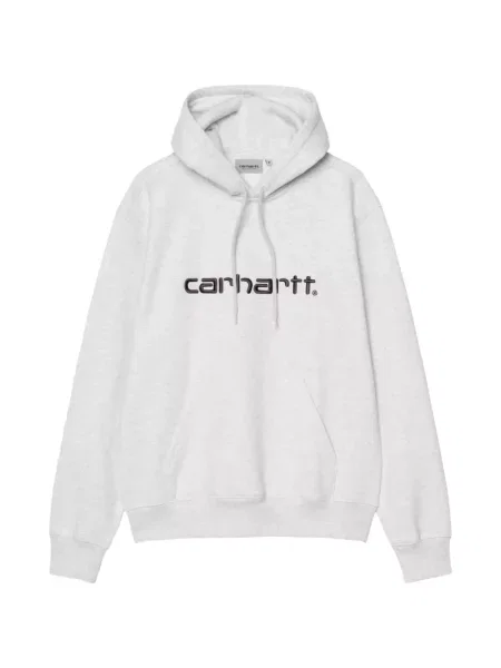 Hanorac cu glugă Carhartt Wip cu glugă gri