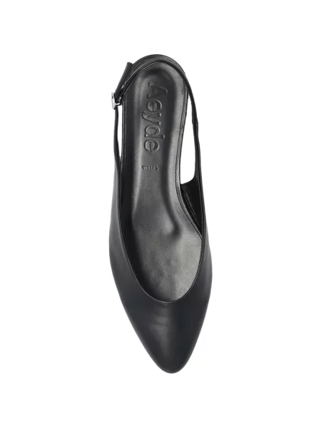 Pantofi cu toc Aeyde fără toc negru