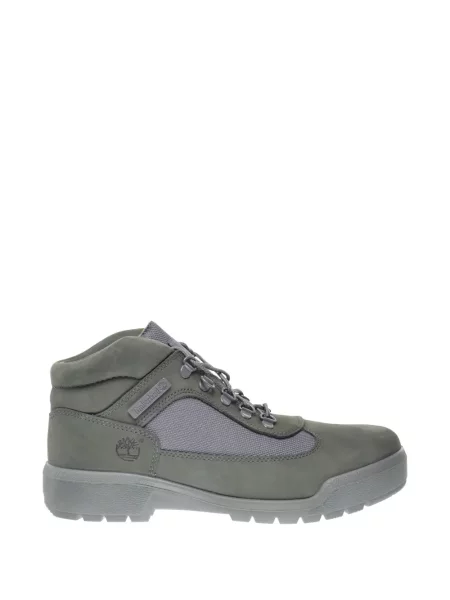 Botine Timberland cu șireturi din dantelă verde