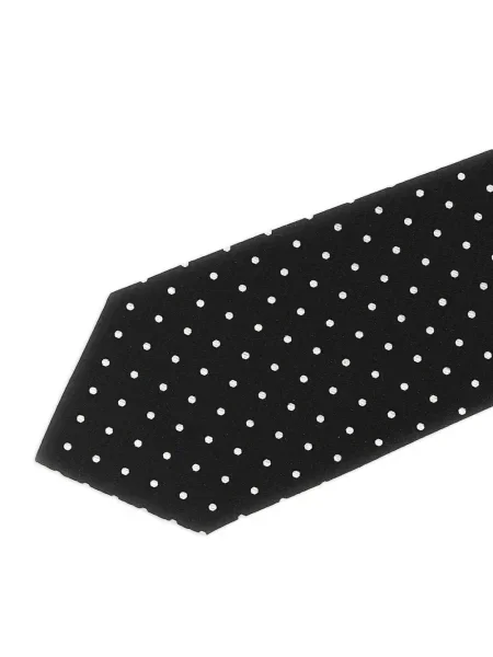 Cravată Tom Ford cu buline negru