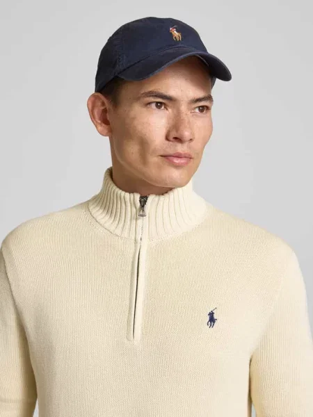 Kardigan Polo Ralph Lauren do golfa z kaszmiru beżowy