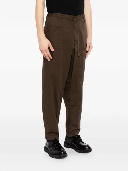 Kūginis raišteliu kelnės Yohji Yamamoto ruda