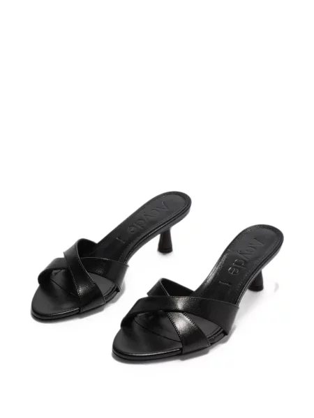 Sandale Aeyde din piele cu bretele negru
