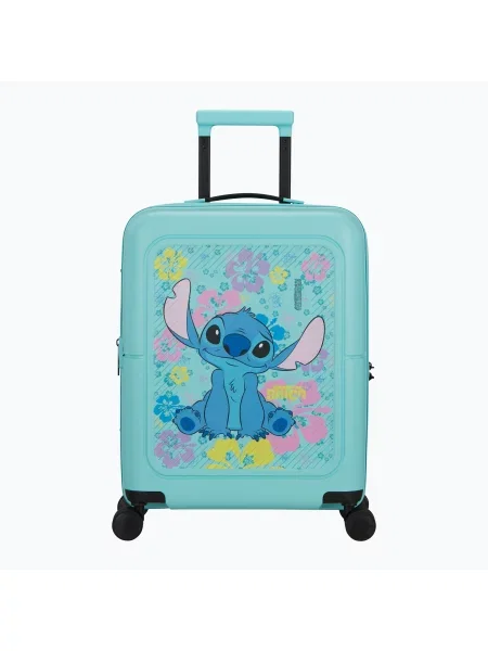Walizka podróżna American Tourister Dashpop Disney 47 l stitch flower niebieska