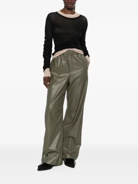 Pantaloni Mm6 Maison Margiela verde