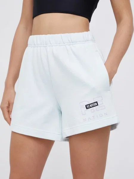 P.E Nation Szorty zielony gładkie high waist