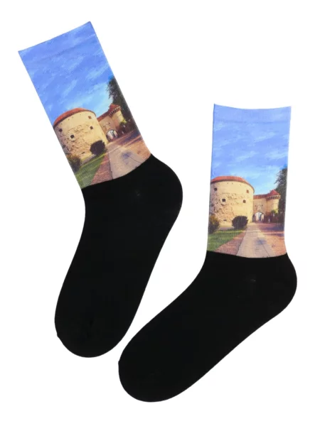 Sokisahtel Κάλτσες FAT MARGARETA print pattern socks ανάμεικτα χρώματα