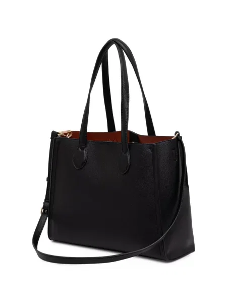 Geantă shopper Twinset cu autograf negru
