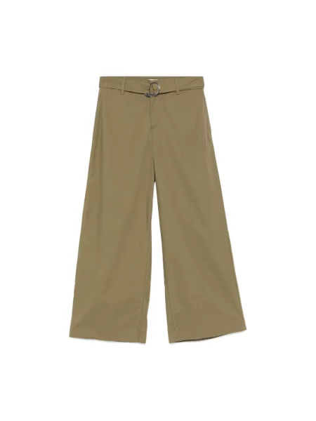 Spodnie z wysokim stanem Liu Jo z wysoką talią zielone