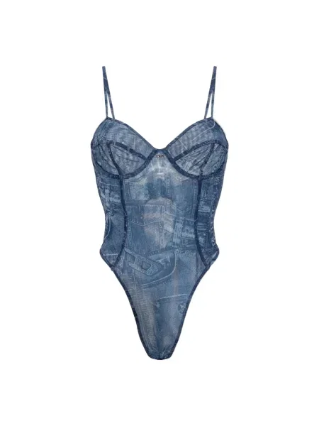 Koszulka Diesel niebieska