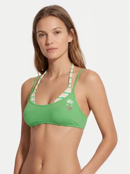 Roxy Горнище на бански Bralette зелен
