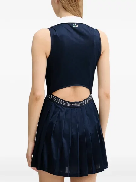 Rochie mini Lacoste fără mâneci albastru
