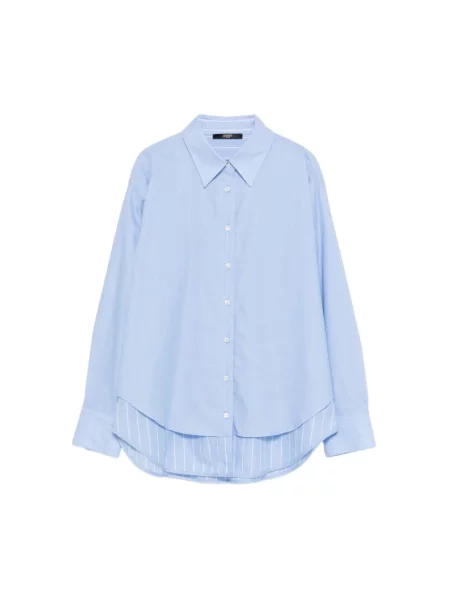 Koszula Seventy w paski niebieska