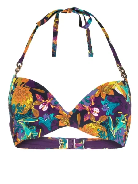 Bikini Marlies Dekkers cu model floral cu imagine violet