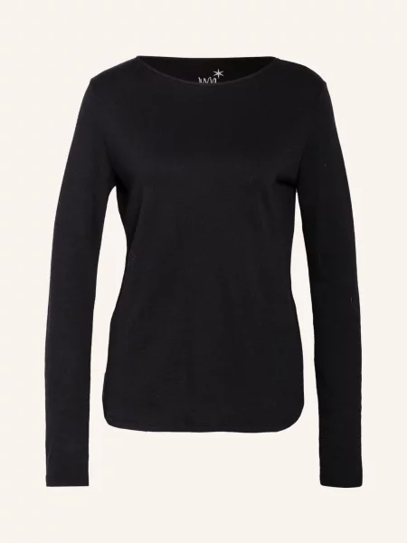 Juvia Koszulka Z Długim Rękawem schwarz granatowa