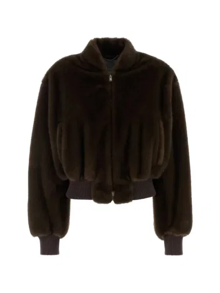 Geacă bomber Stella Mccartney nurcă maro