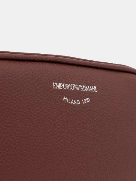 Кожаная сумка через плечо Emporio Armani