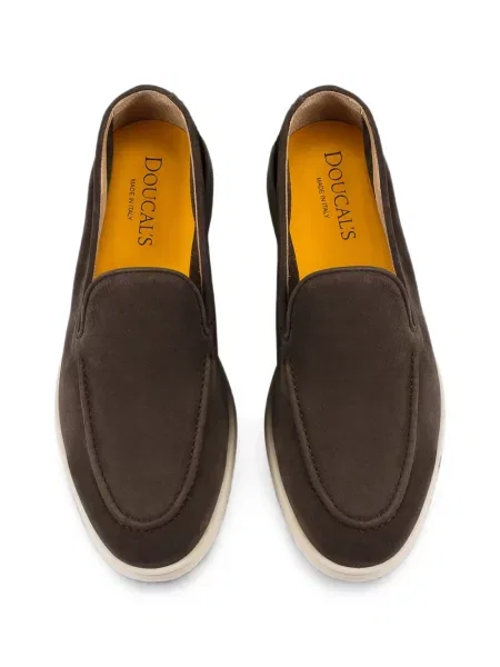 Pantofi loafer Doucal's din piele maro