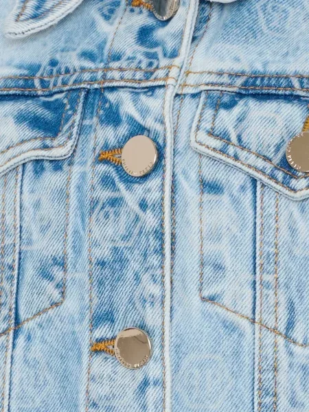 Geacă de blugi copii Philipp Plein albastru