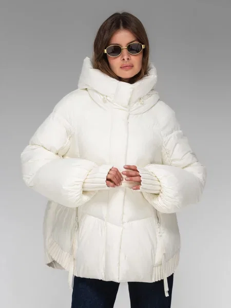 Зимова куртка VIVA WEAR молочний