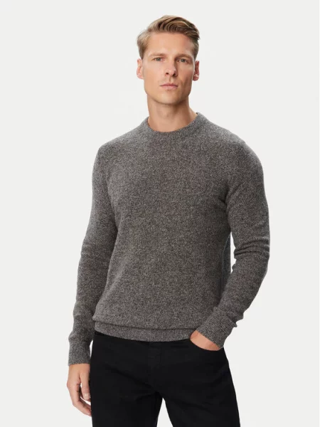 Barbour Sweter Tisbury  szary