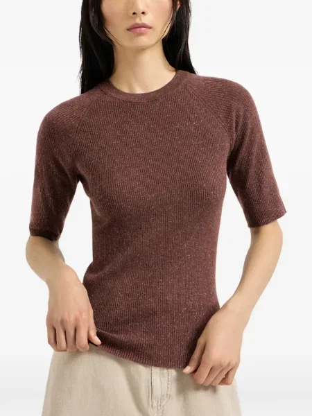 Tricou Brunello Cucinelli maro