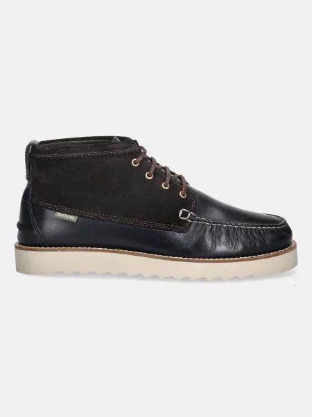 Δερμάτινα παπούτσια Barbour Hadston Chukka Boot ανδρικά καφέ