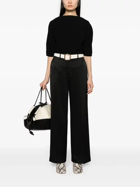 Kelnės Lanvin satino juoda
