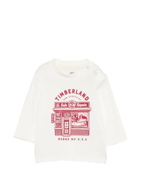 Koszulka dziecięca Timberland biała