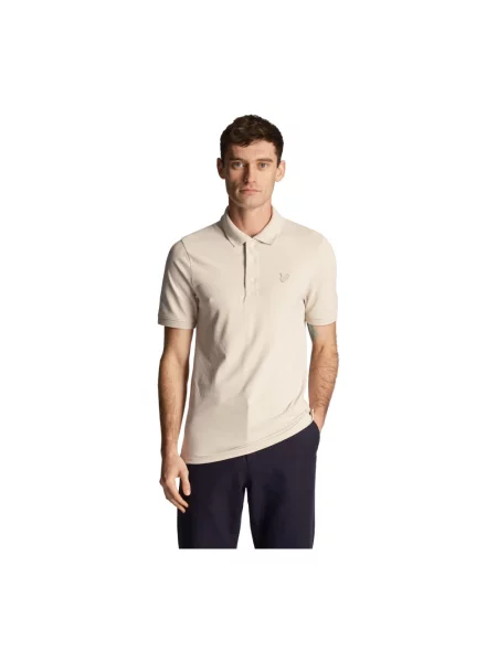 Koszulka polo Lyle & Scott beżowa
