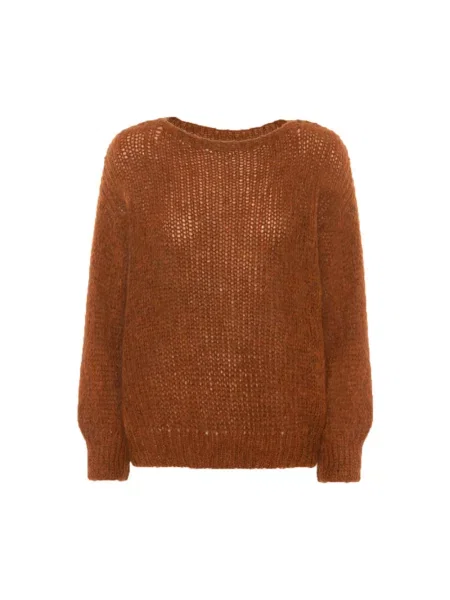 Dzianinowy sweter American Dreams pomarańczowy