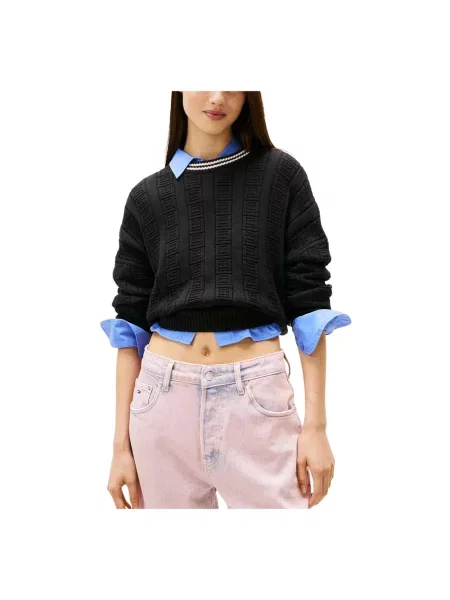 Sweter Tommy Jeans czarny