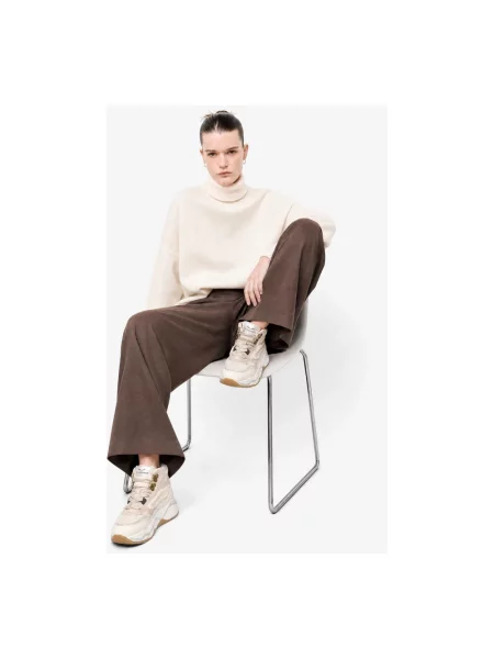 Sneakersy Voile Blanche skórzane beżowe