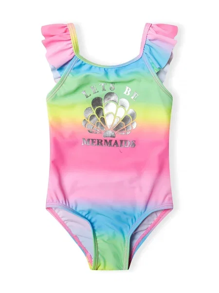 MINOTI Costum de baie întreg / verde / roz / argintiu albastru