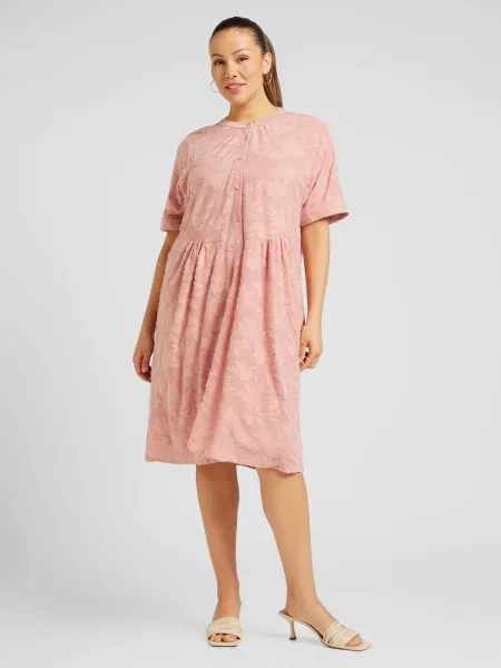 ONLY Carmakoma Rochie tip bluză SIHA' roz