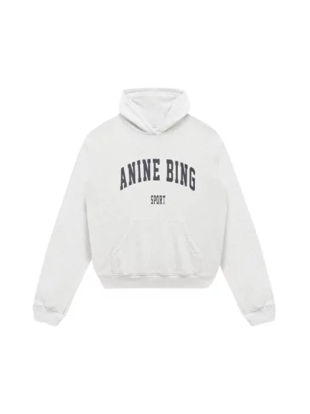 Bluza z kapturem Anine Bing szara
