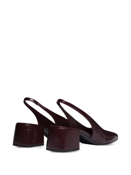 Pantofi cu toc Courreges slingback roșu