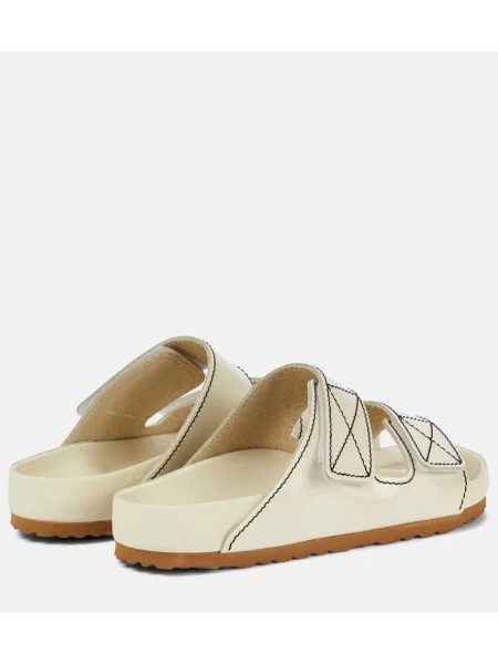 Kožené sandále Proenza Schouler biela