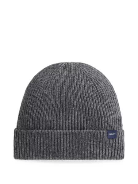 Căciulă Woolrich tricotate gri