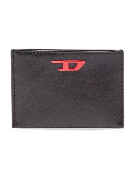 Diesel etui na karty skórzane RAVE CARD CASE czarny