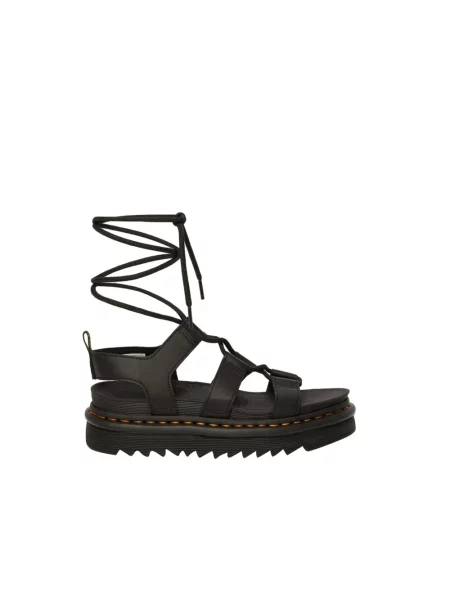 Sneakersy Dr. Martens sznurowane skórzane czarne