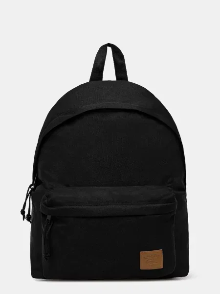 Однотонный большой рюкзак Lacoste черный