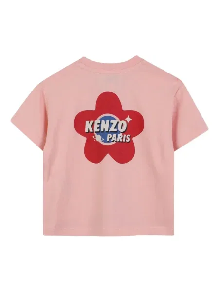 Koszulka dziecięca Kenzo różowa