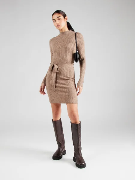 ONLY Rochie tricotat ONLLEA' maro