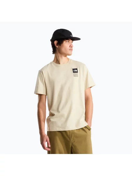 Мъжка тениска за трекинг The North Face Mountain Celebration Regular desert stone бежово