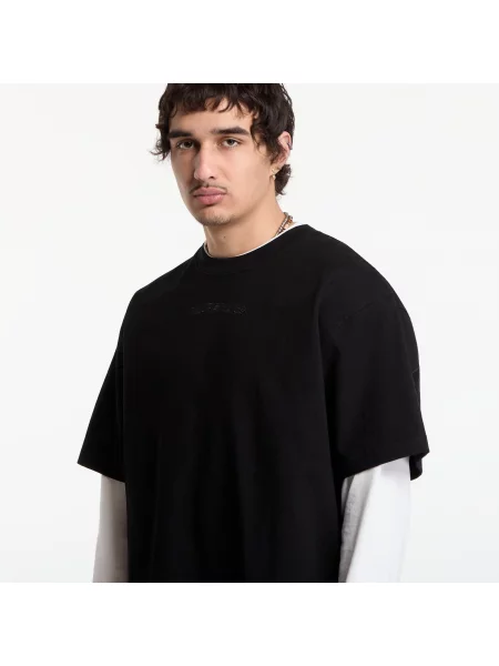 Cămașă Pleasures cu aplicații negru