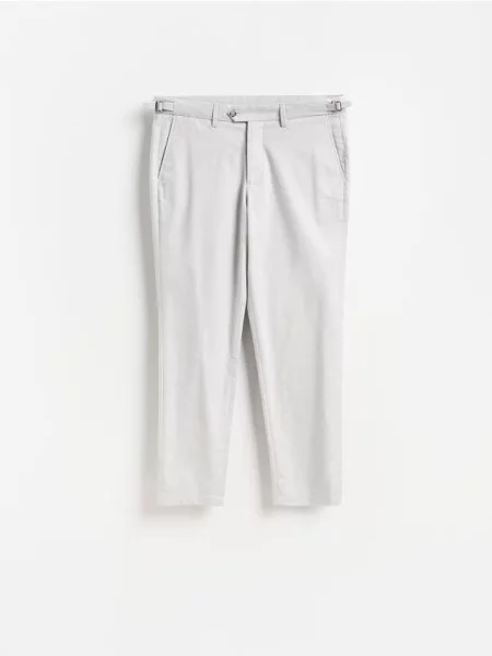 Reserved Pantaloni chino slim fit deschis gri