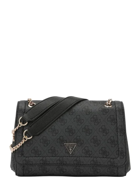 Τσάντα Guess Noelle II Γκρι μαύρο