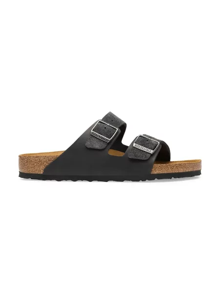 Birkenstock pantofle semišové Arizona Mixed Leather šedé